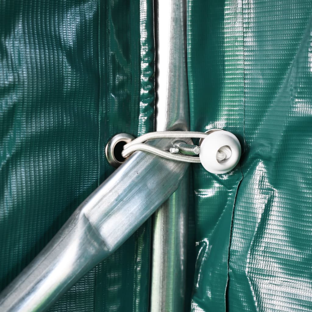 vidaXL Garagenzelt PVC 1,6x2,4 m Grün
