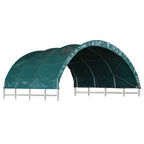 vidaXL Weidezelt PVC 3,7x3,7 m Grün