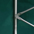 vidaXL Weidezelt PVC 3,7x3,7 m Grün