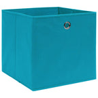 vidaXL Aufbewahrungsboxen 4 Stk. Vliesstoff 28x28x28 cm Babyblau