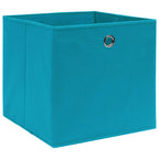 vidaXL Aufbewahrungsboxen 10 Stk. Vliesstoff 28x28x28 cm Babyblau