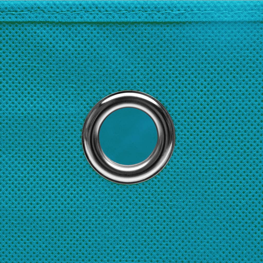 vidaXL Aufbewahrungsboxen mit Deckeln 10 Stk. 28x28x28 cm Babyblau