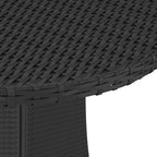 vidaXL Gartentisch Schwarz 70x70x73 cm Poly Rattan