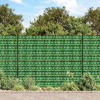 vidaXL Garten-Sichtschutz 4 Stk. PVC 35x0,19 m Grün