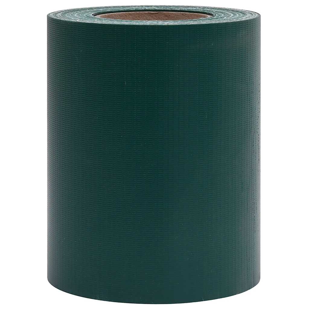 vidaXL Garten-Sichtschutz 4 Stk. PVC 35x0,19 m Mattgrün