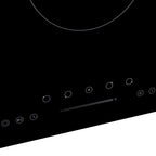 vidaXL Glaskeramik-Kochfeld mit 5 Platten Touch Control 90cm cm 8500 W