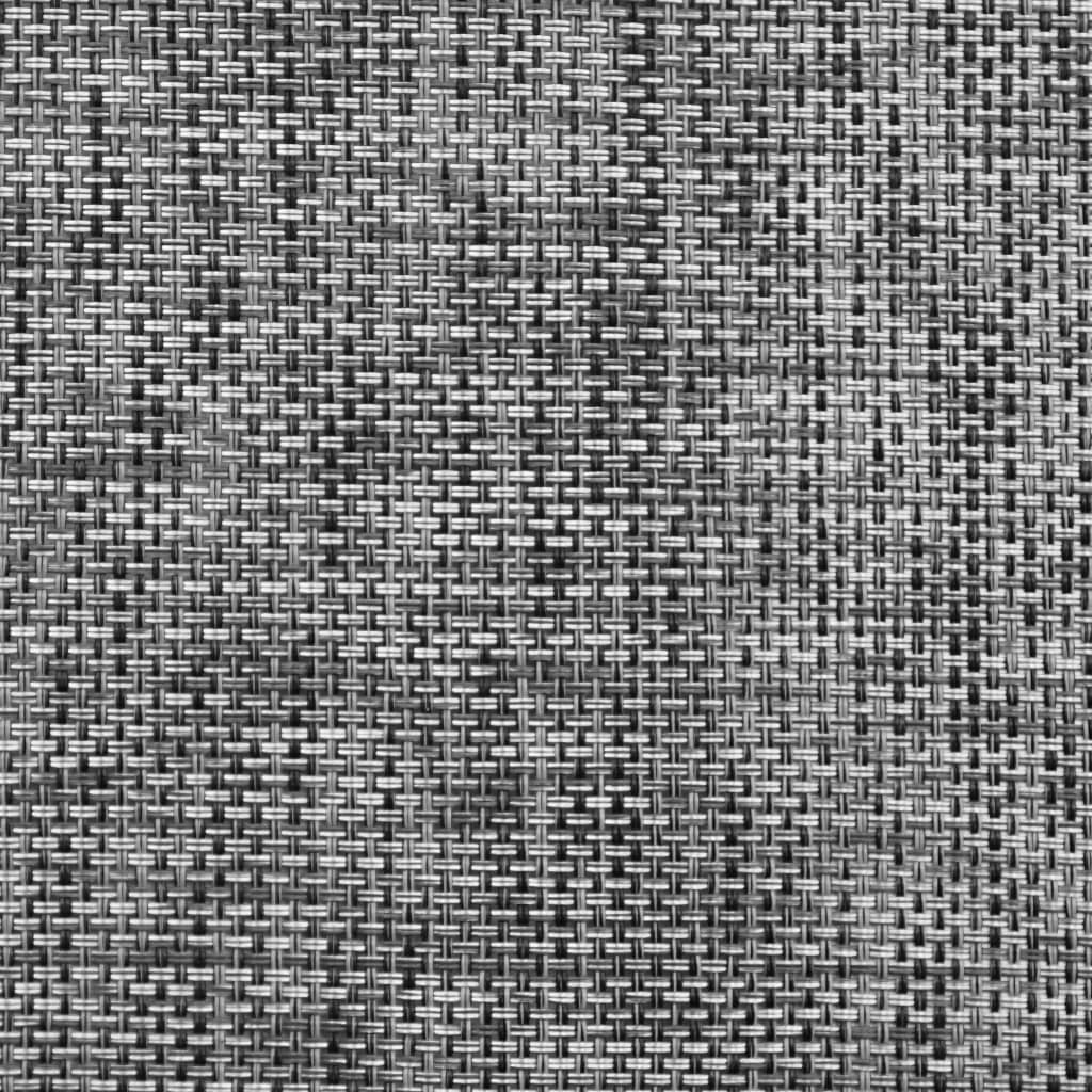 vidaXL Garten-Drehstühle 2 Stk. Textilene and Stahl Grau