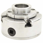 vidaXL 4-Backen-Drechselfutter mit M33 Aufnahme Stahl Silbern 96 mm