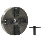 vidaXL 4-Backenfutter mit M33 Aufnahme Stahl 100 mm