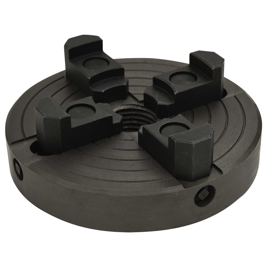 vidaXL 4-Backenfutter mit M33 Aufnahme Stahl 100 mm