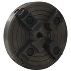 vidaXL 4-Backenfutter mit M18 Aufnahme Stahl Schwarz 150x63 mm
