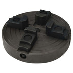 vidaXL 4-Backenfutter mit M18 Aufnahme Stahl Schwarz 150x63 mm