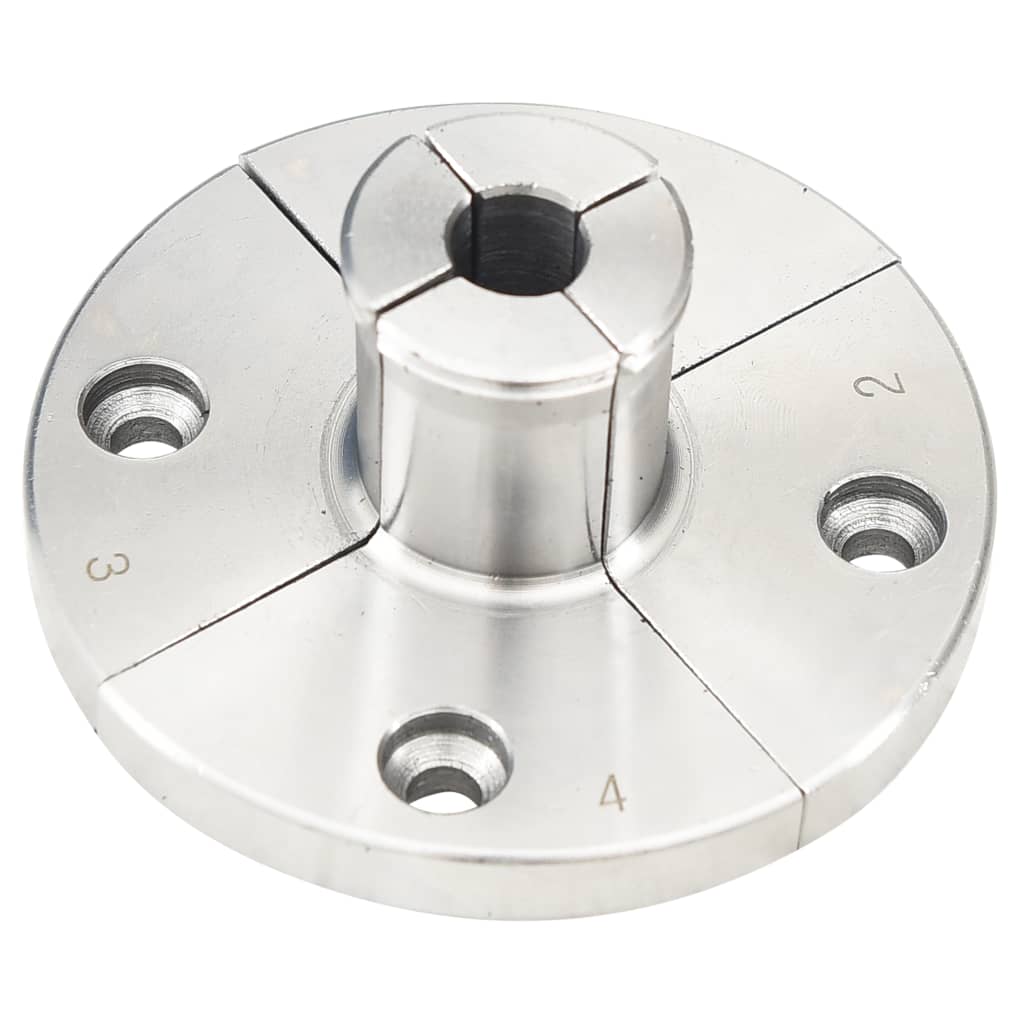 vidaXL Selbstzentrierendes Spannfutter Set 3,75 Zoll Stahl