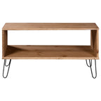 vidaXL Couchtisch New York Natur Massivholz Kiefer