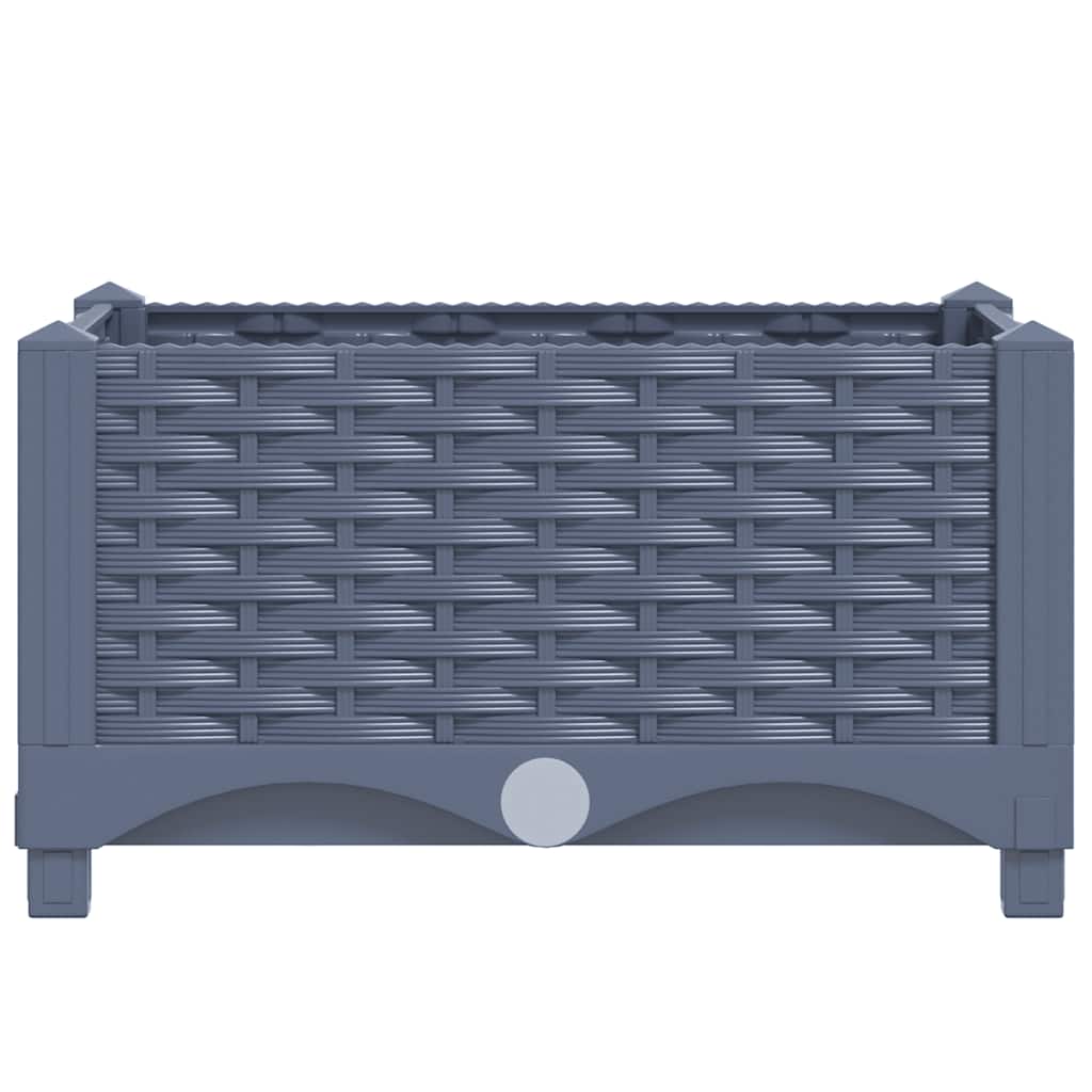 vidaXL Hochbeet 40x40x23 cm Polypropylen