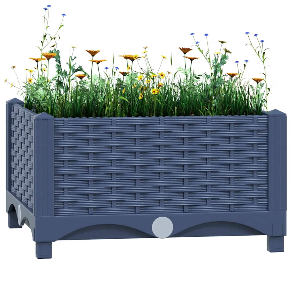 vidaXL Hochbeet 40x40x23 cm Polypropylen