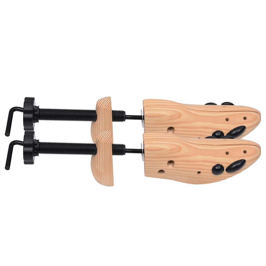 vidaXL Schuhspanner 2 Paar Größe 36-40 Kiefer Massivholz