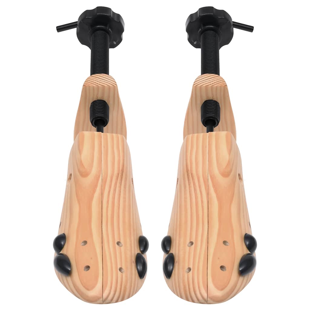 vidaXL Schuhspanner 2 Paar Größe 36-40 Kiefer Massivholz