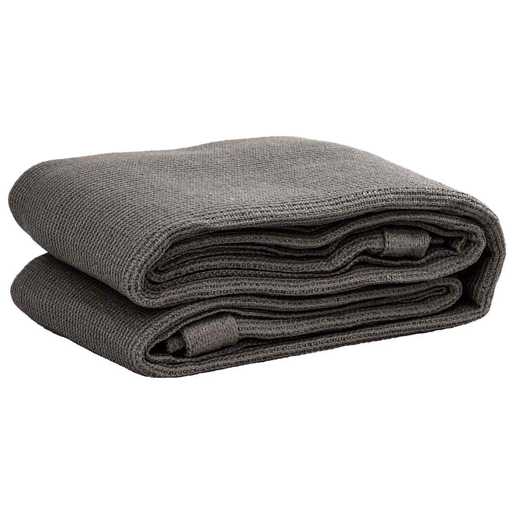 vidaXL Zeltteppich 250x250 cm Anthrazit HDPE
