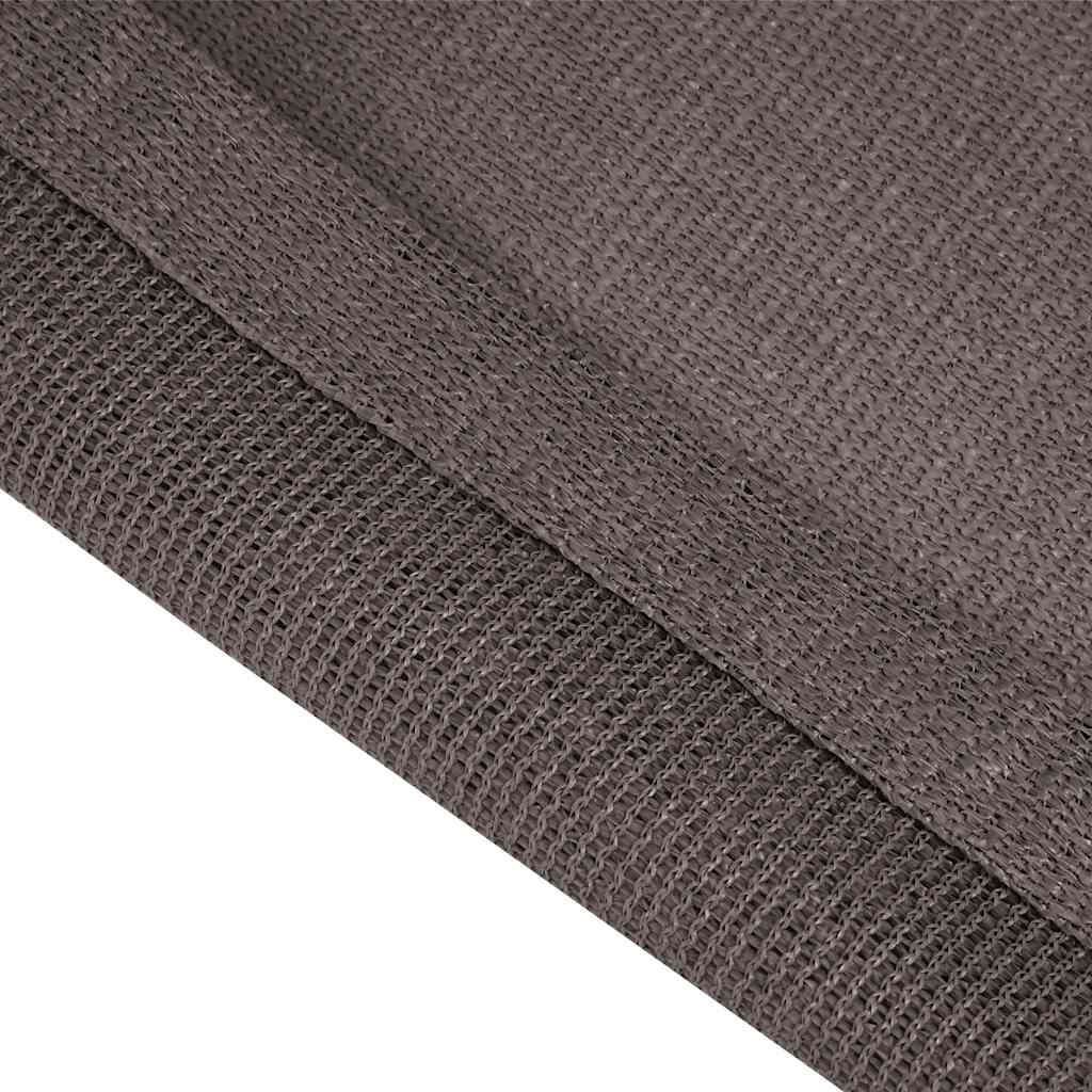 vidaXL Zeltteppich 250x250 cm Anthrazit HDPE