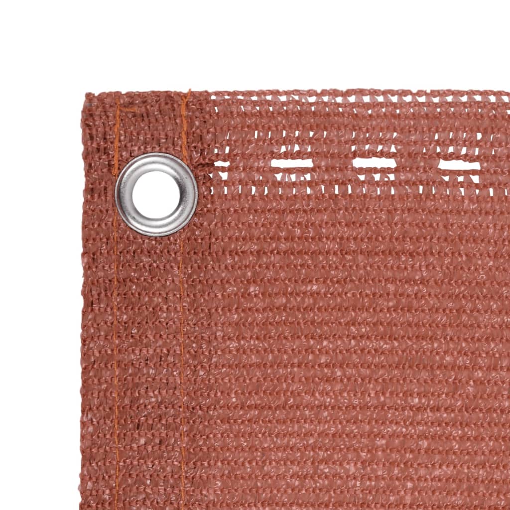 vidaXL Balkon-Sichtschutz Terracotta-Rot 75x300 cm HDPE