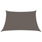 vidaXL Sonnensegel 160 g/m² Anthrazit 3/4x2 m HDPE