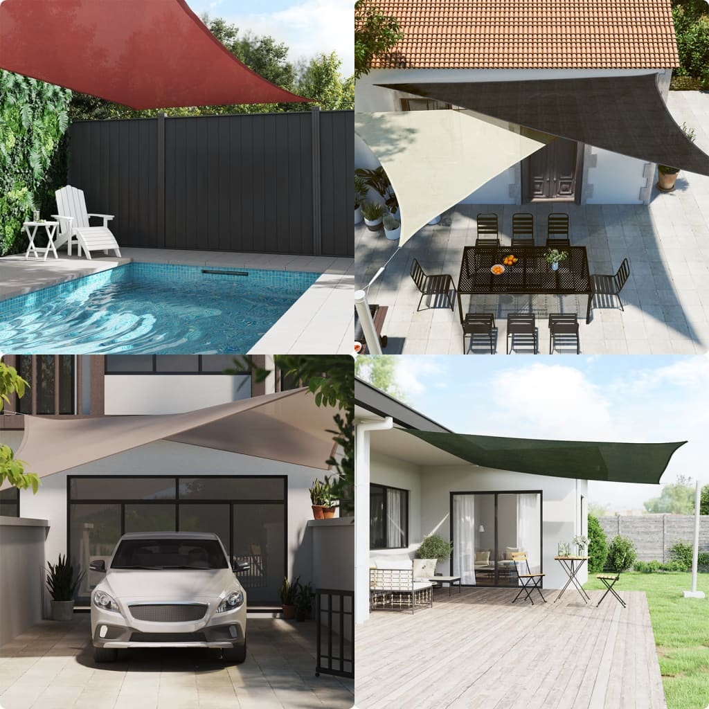 vidaXL Sonnensegel 160 g/m² Beige 4/5x3 m HDPE