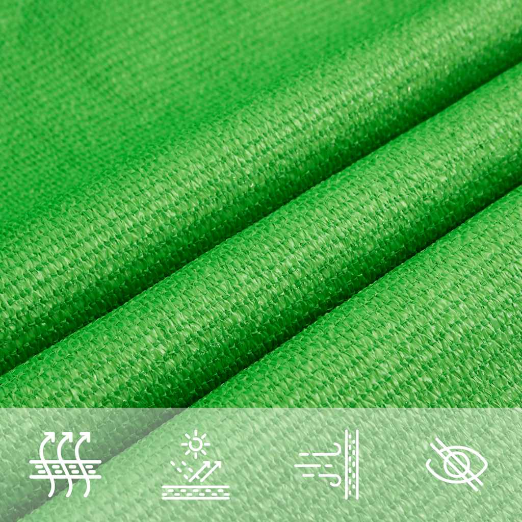 vidaXL Sonnensegel 160 g/m² Trapezform Hellgrün 4/5x4 m HDPE
