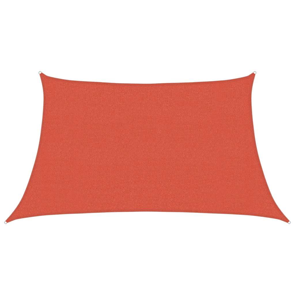 vidaXL Sonnensegel 160 g/m² Terrakottarot 3/4x2 m HDPE