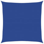 vidaXL Sonnensegel 160 g/m² Quadratisch Blau 7x7 m HDPE