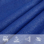 vidaXL Sonnensegel 160 g/m² Quadratisch Blau 7x7 m HDPE