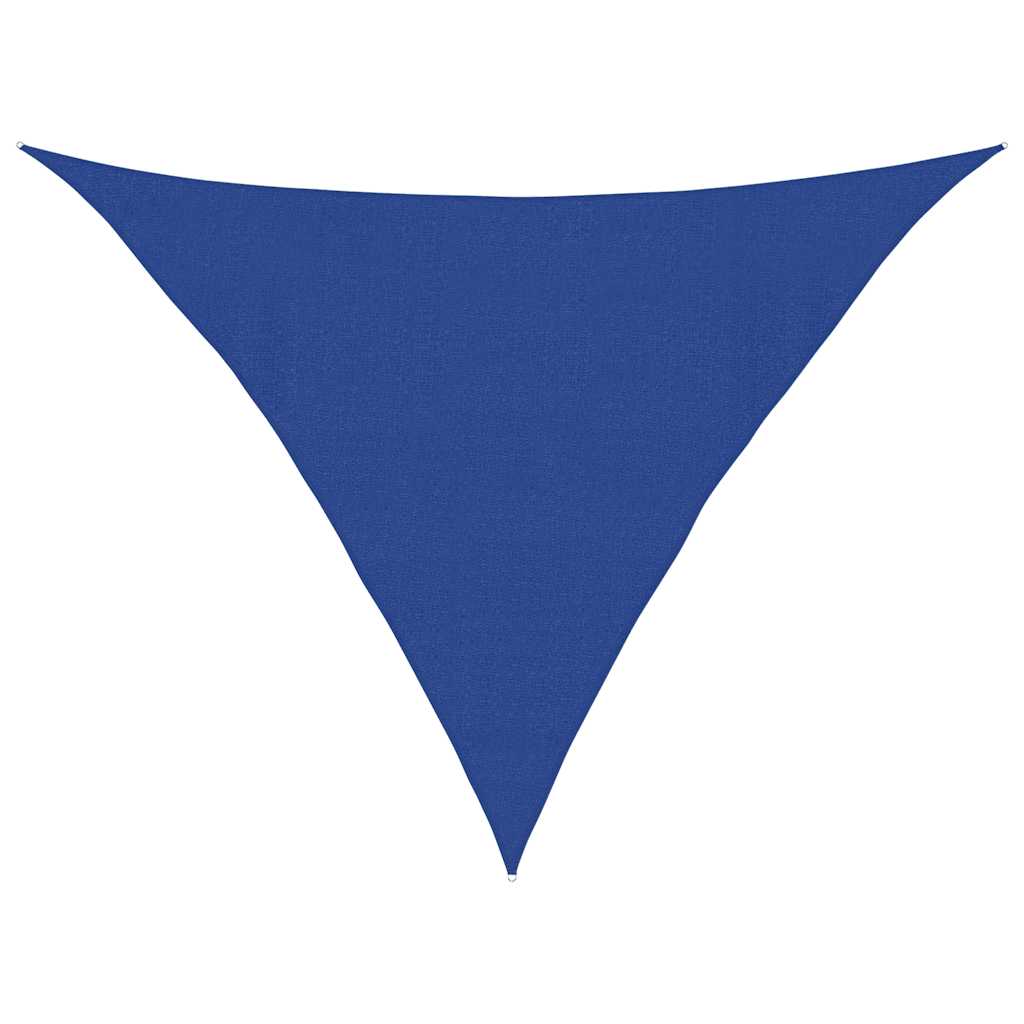 vidaXL Sonnensegel 160 g/m² Dreieckig Blau 4x4x5,8 m HDPE