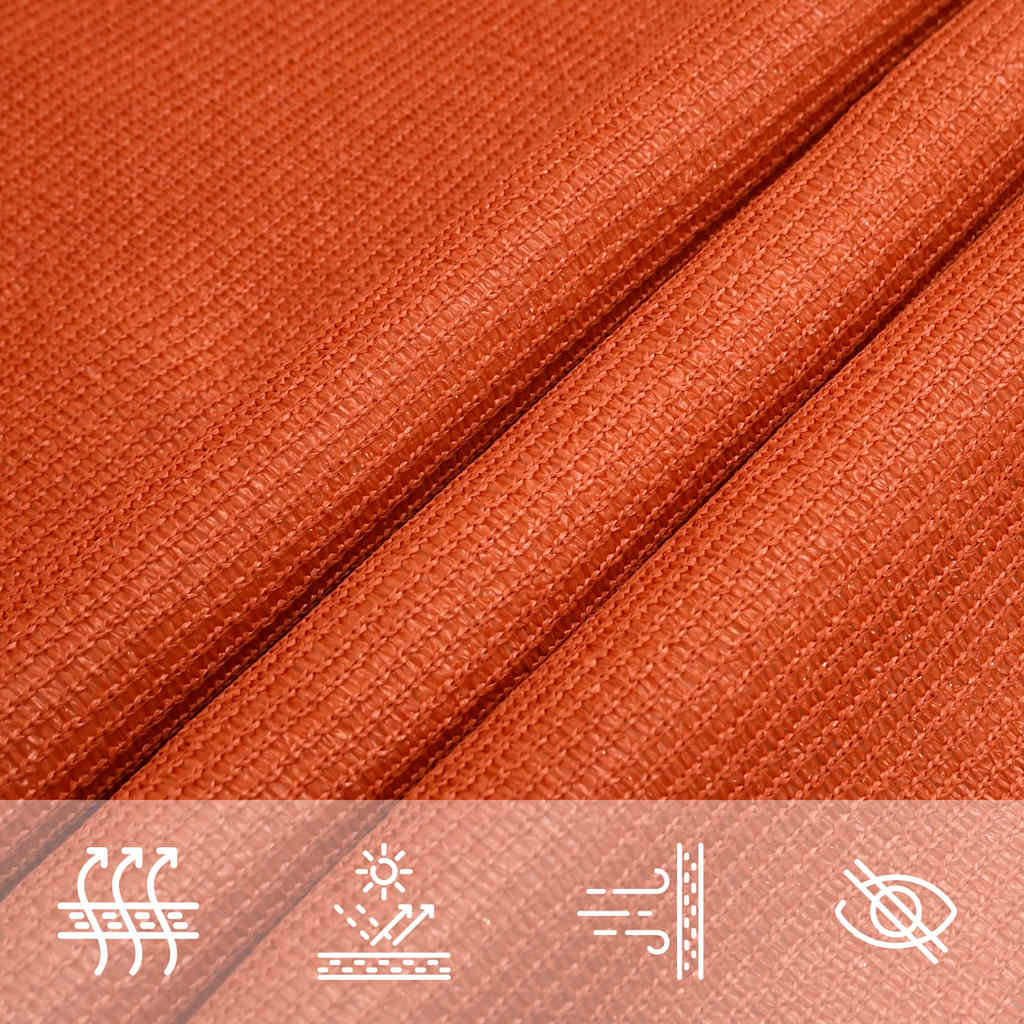 vidaXL Sonnensegel 160 g/m² Trapezform Orange 3/4x2 m HDPE