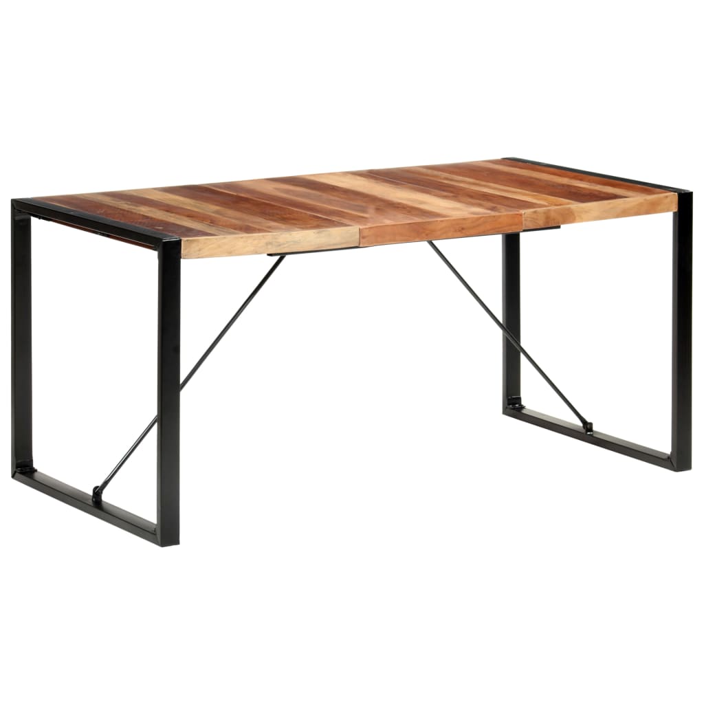 vidaXL Esstisch 120x60x75 cm Massivholz