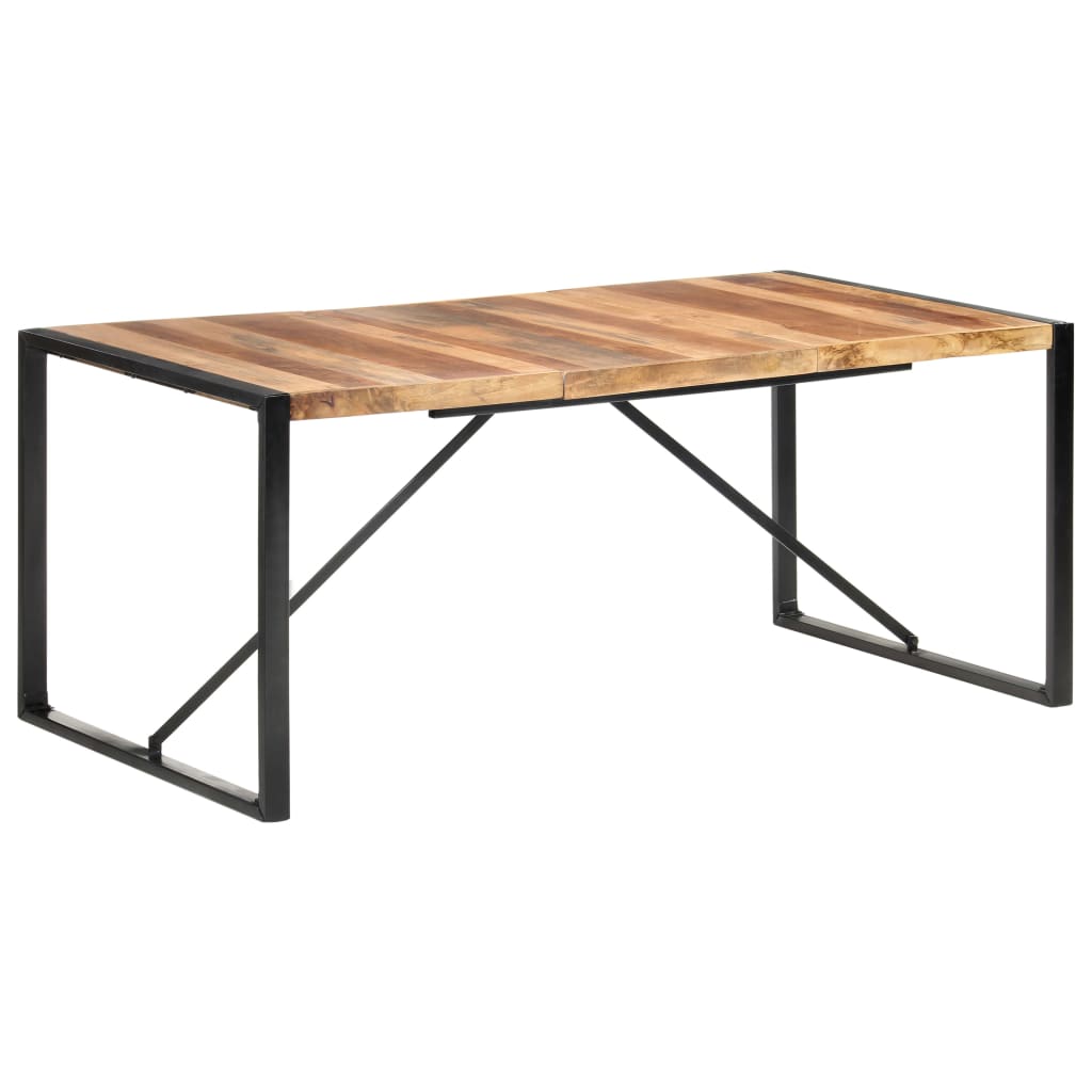 vidaXL Esstisch 120x60x75 cm Massivholz