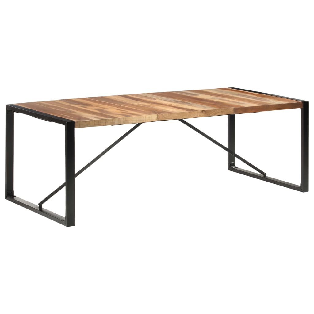 vidaXL Esstisch 120x60x75 cm Massivholz