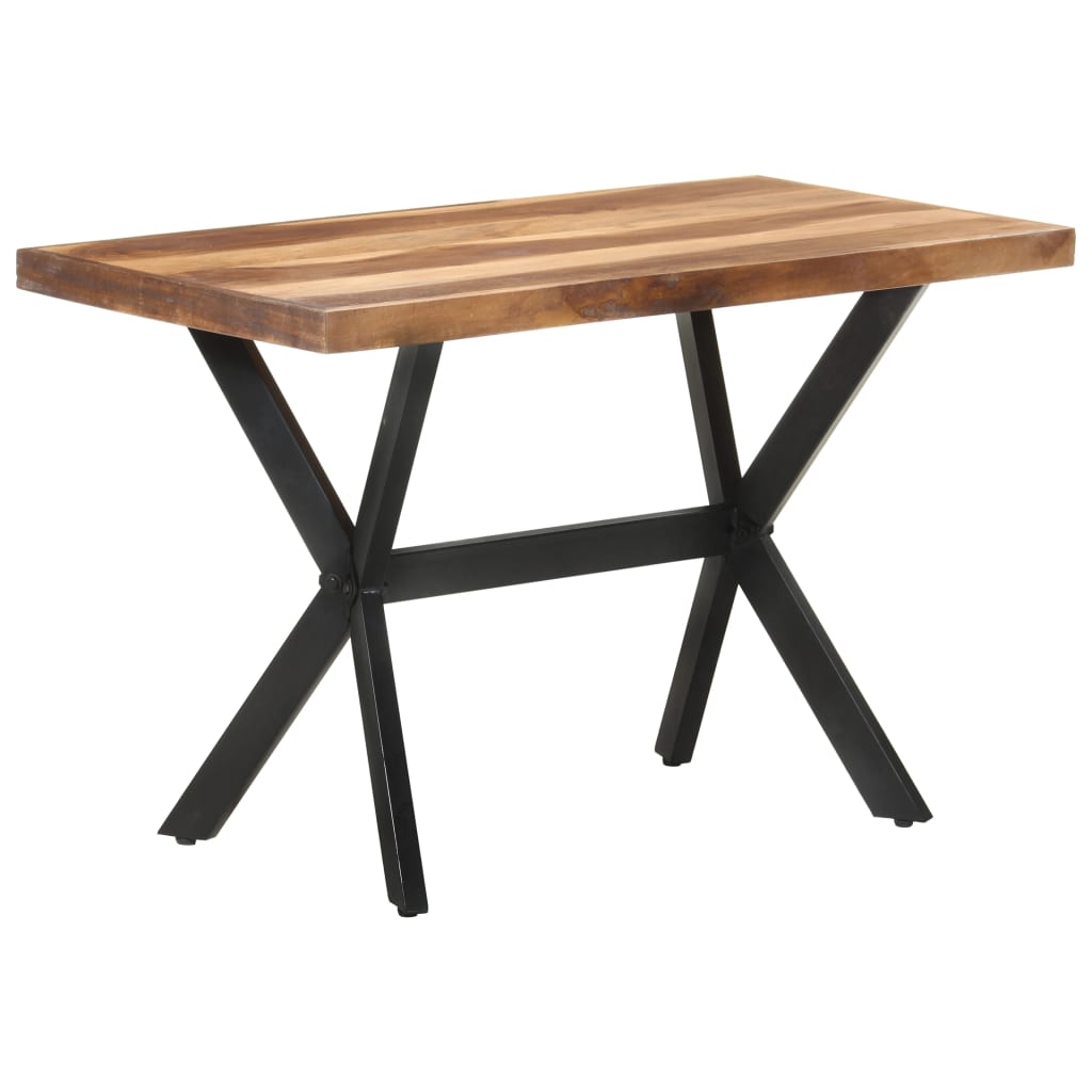 vidaXL Esstisch 120x60x75 cm Massivholz Honigfarben