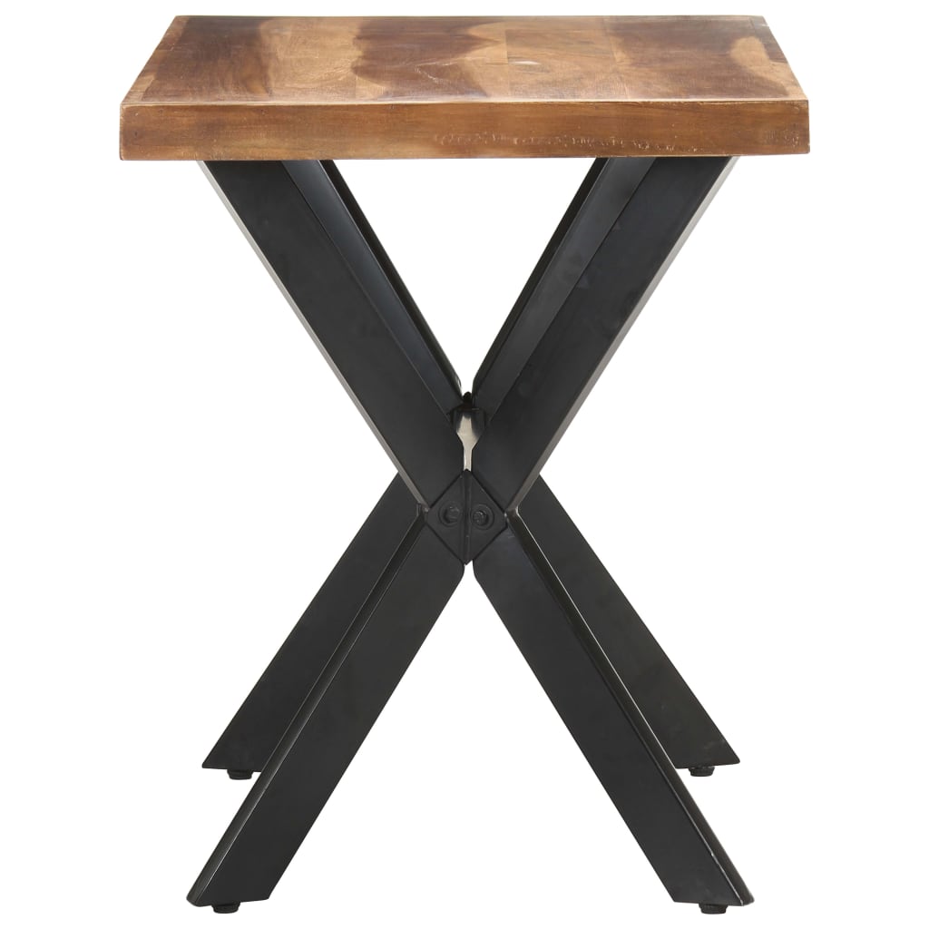 vidaXL Esstisch 120x60x75 cm Massivholz Honigfarben