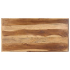 vidaXL Esstisch 120x60x75 cm Massivholz Honigfarben