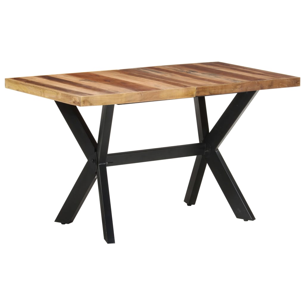 vidaXL Esstisch 120x60x75 cm Massivholz Honigfarben