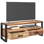 vidaXL TV-Schrank 120x35x45 cm Massivholz Honigfarben