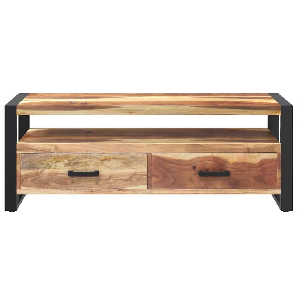 vidaXL TV-Schrank 120x35x45 cm Massivholz Honigfarben