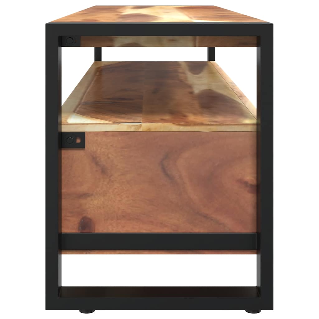 vidaXL TV-Schrank 120x35x45 cm Massivholz Honigfarben