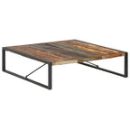 vidaXL Couchtisch 140x140x40 cm Recyceltes Massivholz