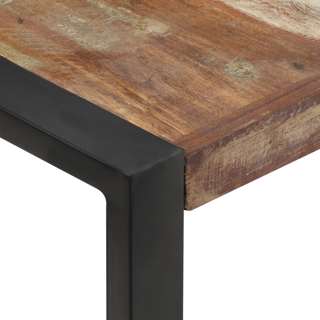 vidaXL Couchtisch 120x120x40 cm Altholz Massiv