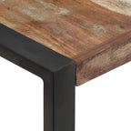 vidaXL Couchtisch 120x120x40 cm Altholz Massiv