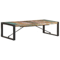vidaXL Couchtisch 120x120x40 cm Altholz Massiv