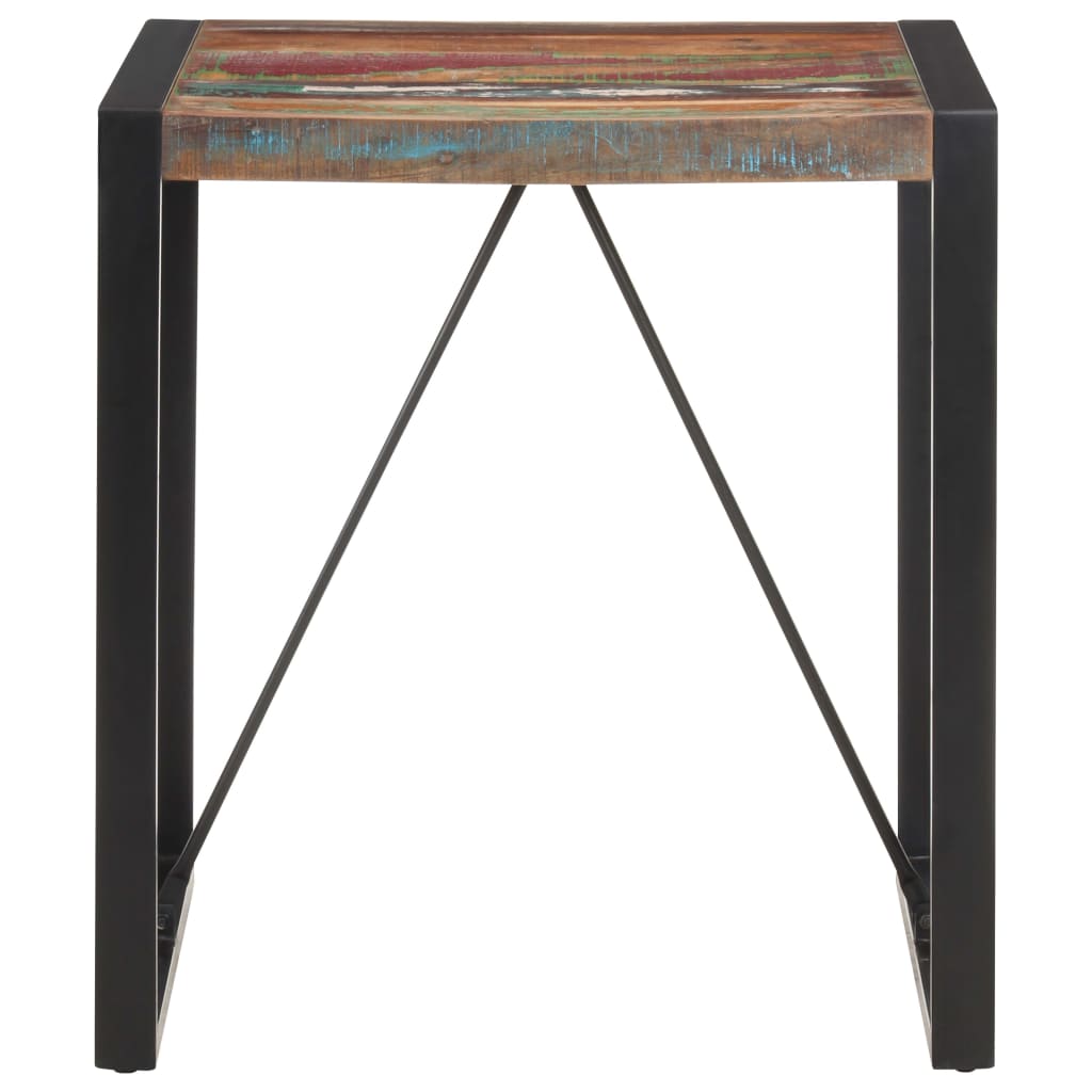 vidaXL Esstisch 70x70x75 cm Recyceltes Massivholz