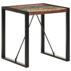 vidaXL Esstisch 70x70x75 cm Recyceltes Massivholz