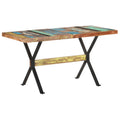 vidaXL Esstisch 120x60x76 cm Altholz Massiv